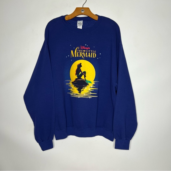 Disney Sweaters - Disney The Little Mermaid Movie Crewneck Sweatshirt Size L Vintage Made In USA